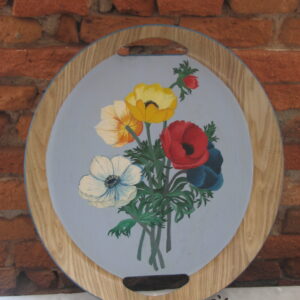 Plateau au bouquet d'anémones