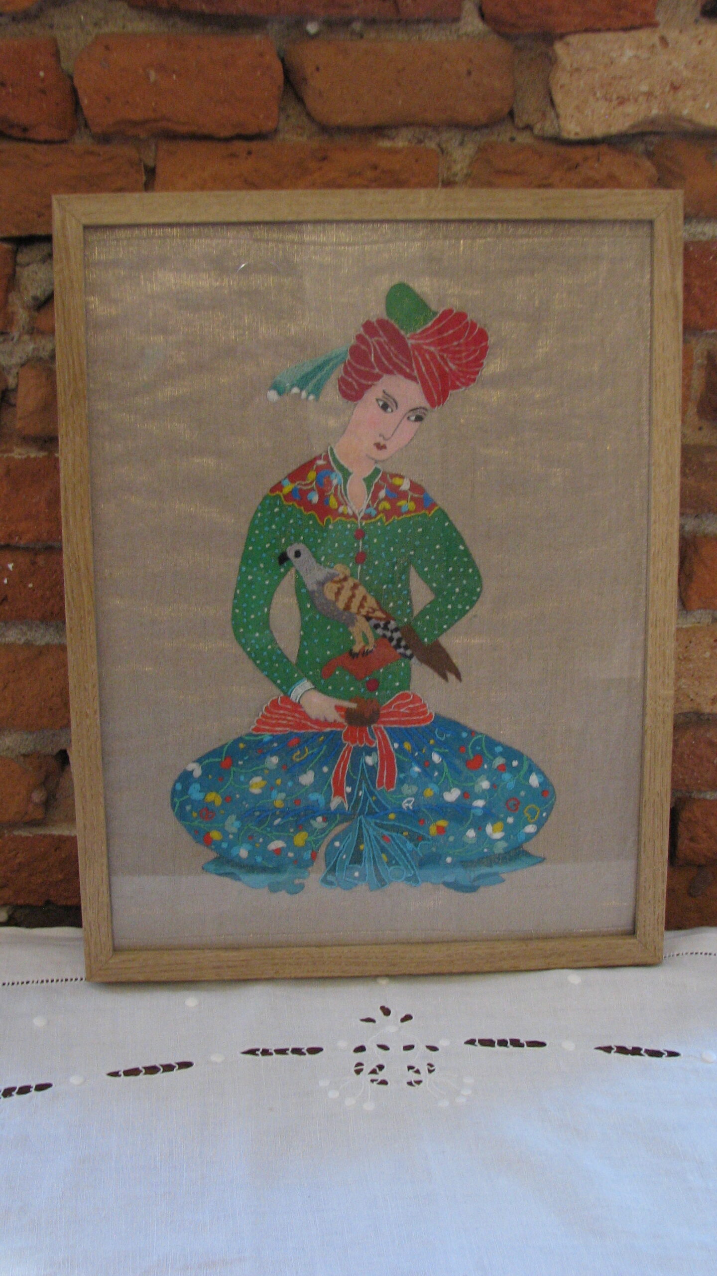 Tableau au personnage persan